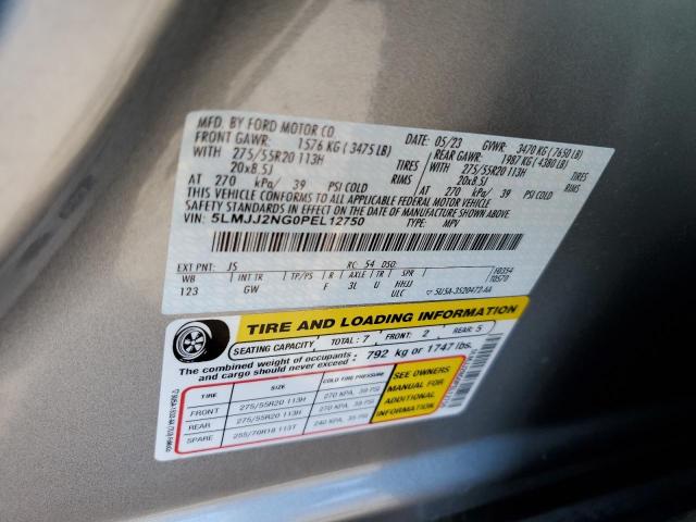 5LMJJ2NG0PEL12750 - 2023 LINCOLN NAVIGATOR 银色 照片 13