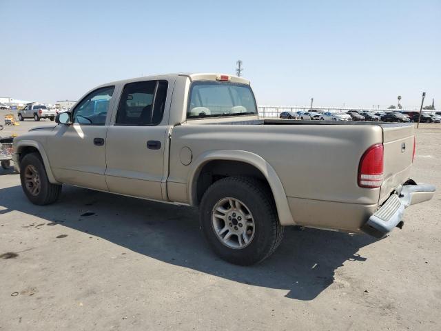 1D7HL48N83S136893 - 2003 DODGE DAKOTA QUAD SLT TAN photo 2