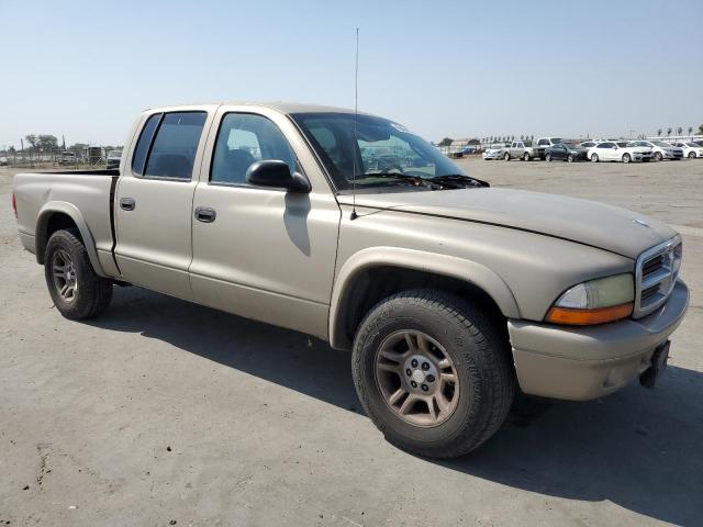 1D7HL48N83S136893 - 2003 DODGE DAKOTA QUAD SLT TAN photo 4