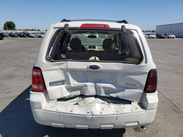 1FMCU93G69KC49821 - 2009 FORD ESCAPE XLT WHITE photo 6