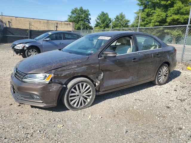 3VWD17AJ0FM299281 - 2015 VOLKSWAGEN JETTA SE BROWN photo 1