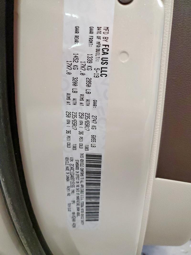 2C4RC1EG4KR715155 - 2019 CHRYSLER PACIFICA TOURING L PLUS BEIGE photo 14