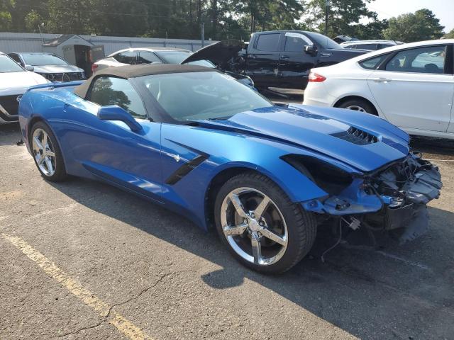 1G1YF3D7XE5109983 - 2014 CHEVROLET CORVETTE STINGRAY 3LT BLUE photo 4