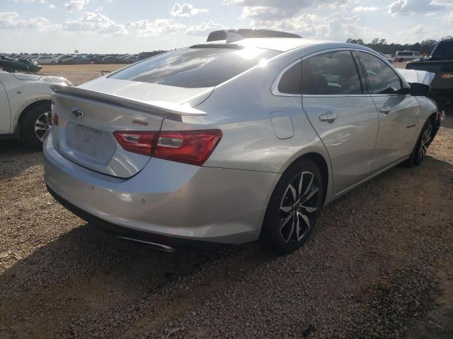 1G1ZG5ST1MF033435 - 2021 CHEVROLET MALIBU RS SILVER photo 4