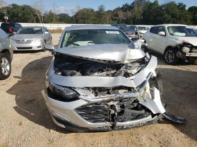 1G1ZG5ST1MF033435 - 2021 CHEVROLET MALIBU RS SILVER photo 9