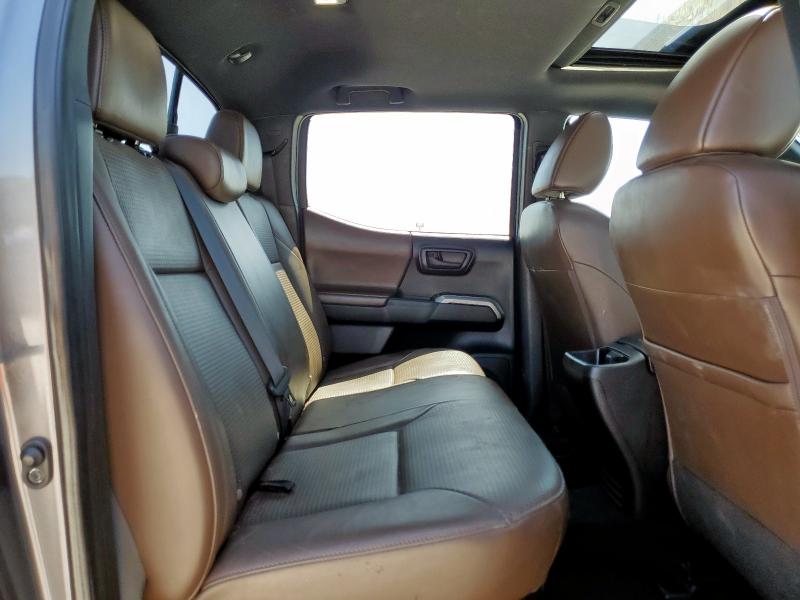 5TFGZ5ANXGX004828 - 2016 TOYOTA TACOMA DOUBLE CAB GRAY photo 10