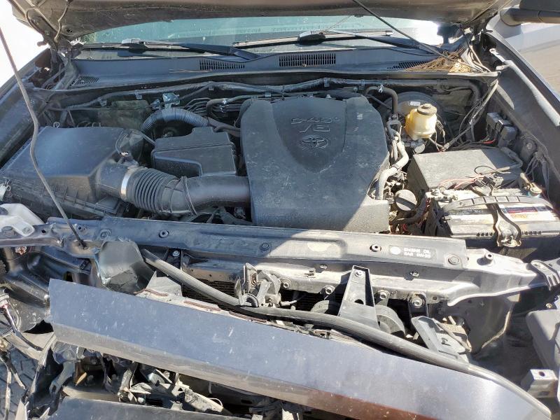 5TFGZ5ANXGX004828 - 2016 TOYOTA TACOMA DOUBLE CAB GRAY photo 11