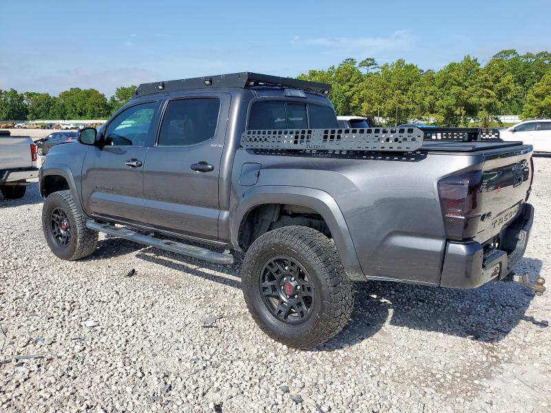5TFGZ5ANXGX004828 - 2016 TOYOTA TACOMA DOUBLE CAB GRAY photo 2