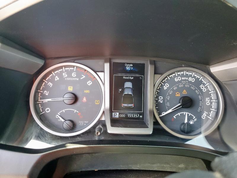 5TFGZ5ANXGX004828 - 2016 TOYOTA TACOMA DOUBLE CAB GRAY photo 9