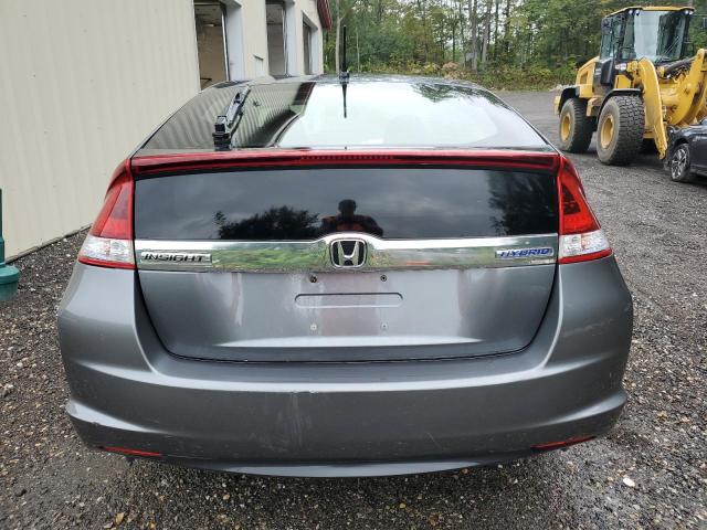 JHMZE2H55DS001738 - 2013 HONDA INSIGHT LX GRAY photo 6