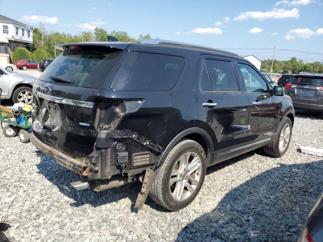 1FM5K8FH6HGC08152 - 2017 FORD EXPLORER LIMITED შავი ფოტო 3
