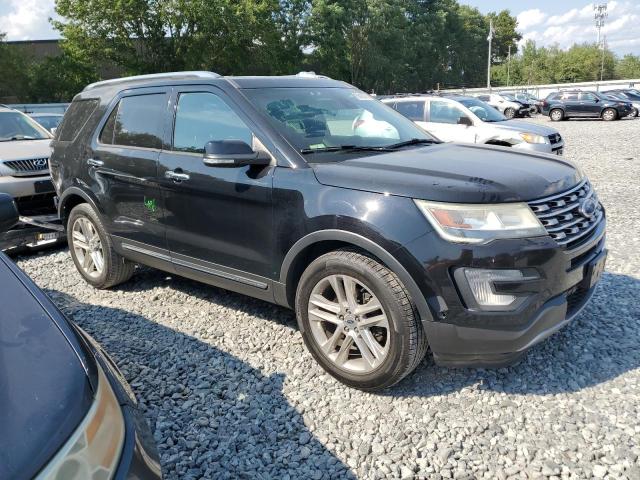 1FM5K8FH6HGC08152 - 2017 FORD EXPLORER LIMITED შავი ფოტო 4
