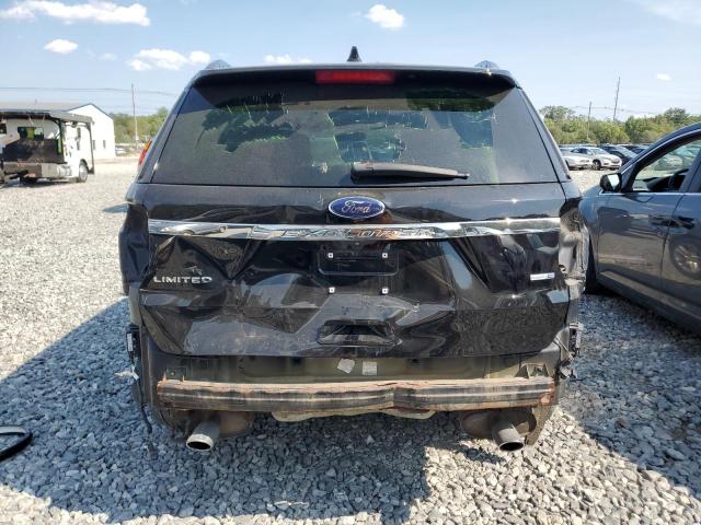 1FM5K8FH6HGC08152 - 2017 FORD EXPLORER LIMITED შავი ფოტო 6