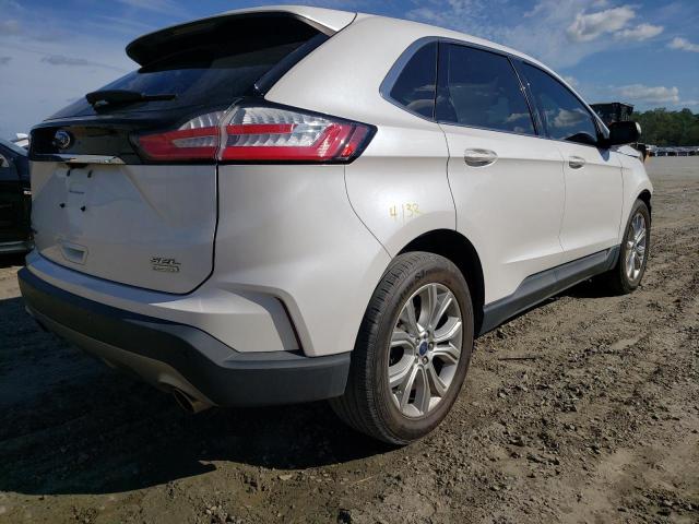 2FMPK3J91KBB02184 - 2019 FORD EDGE SEL WHITE photo 3