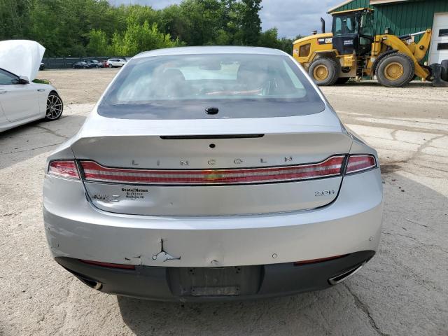 3LN6L2LU4ER803182 - 2014 LINCOLN MKZ HYBRID SILVER photo 6