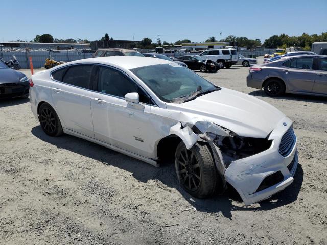 3FA6P0SU5GR206663 - 2016 FORD FUSION TITANIUM PHEV WHITE photo 4