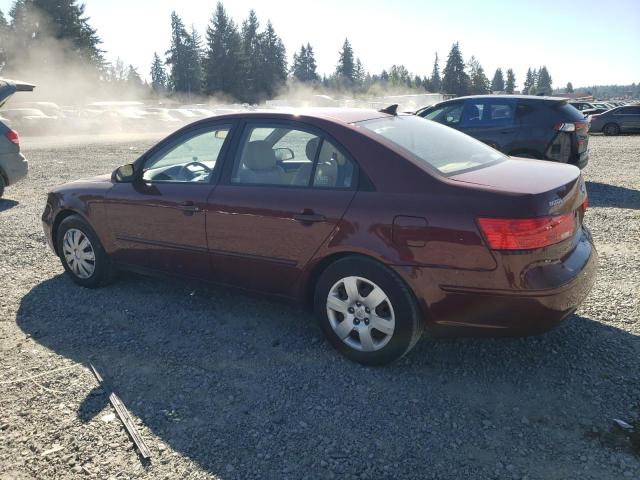 5NPET46C69H524114 - 2009 HYUNDAI SONATA GLS MAROON photo 2