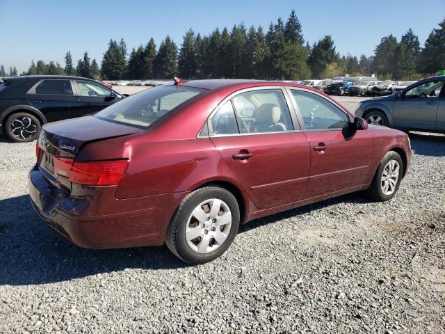 5NPET46C69H524114 - 2009 HYUNDAI SONATA GLS MAROON photo 3