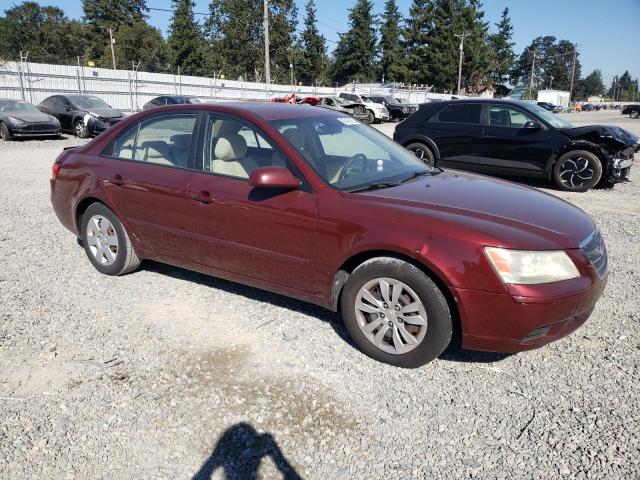 5NPET46C69H524114 - 2009 HYUNDAI SONATA GLS MAROON photo 4