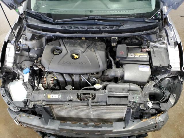 KMHDH4AEXDU502262 - 2013 HYUNDAI ELANTRA GLS GRAY photo 11