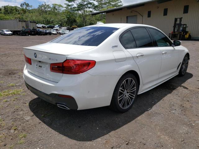 WBAJA9C5XJB249261 - 2018 BMW 530E WHITE photo 3