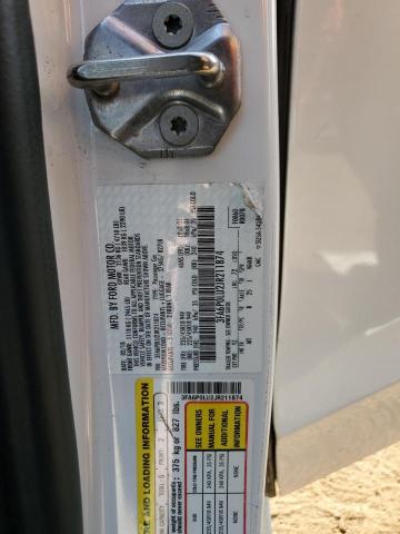 3FA6P0LU2JR211874 - 2018 FORD FUSION SE HYBRID Biały zdjęcie 12