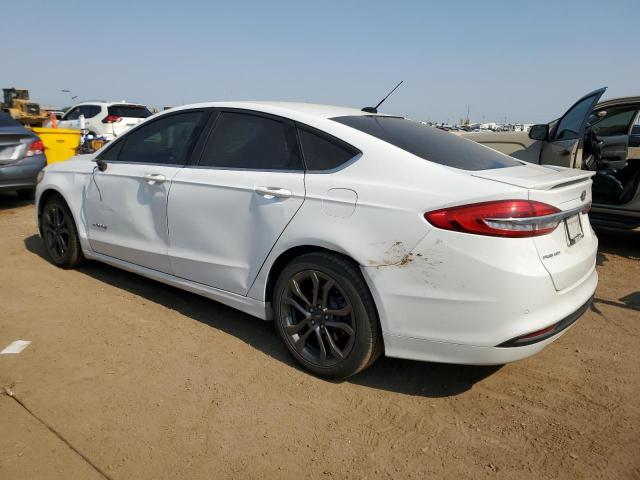 3FA6P0LU2JR211874 - 2018 FORD FUSION SE HYBRID Biały zdjęcie 2