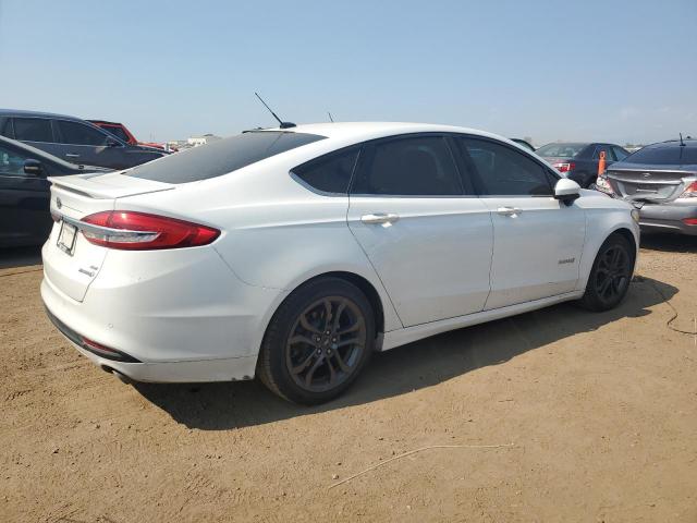 3FA6P0LU2JR211874 - 2018 FORD FUSION SE HYBRID Biały zdjęcie 3