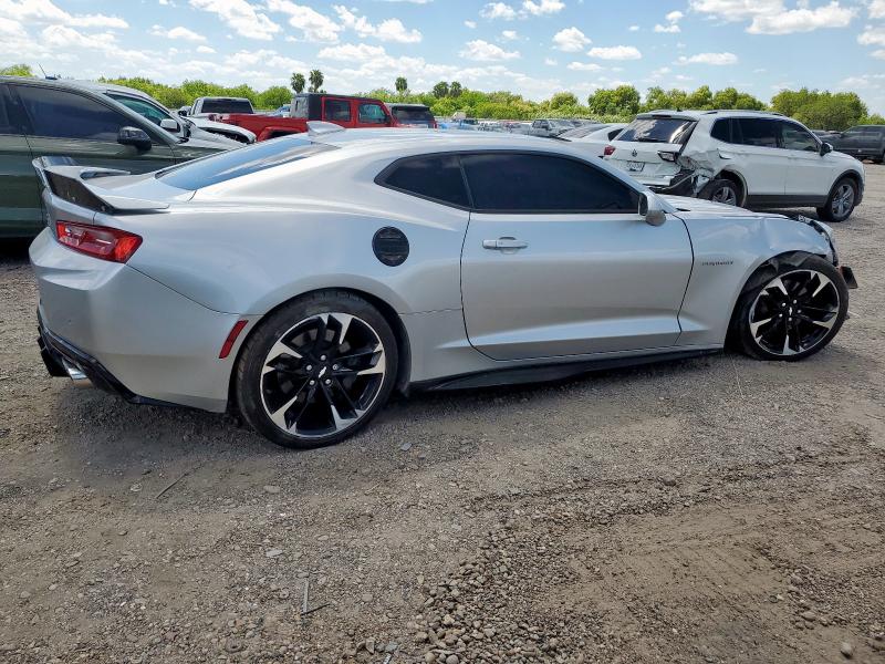 1G1FH1R78J0164129 - 2018 CHEVROLET CAMARO SS SILVER photo 3