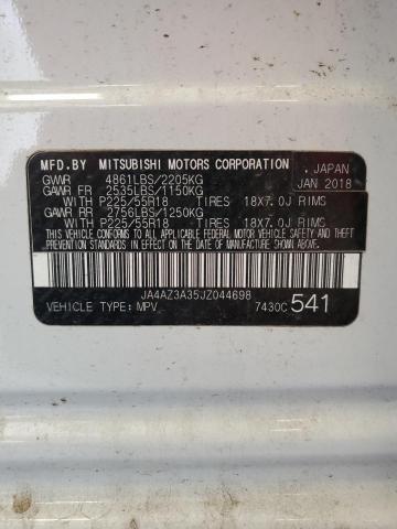 JA4AZ3A35JZ044698 - 2018 MITSUBISHI OUTLANDER SE Ağ foto 13