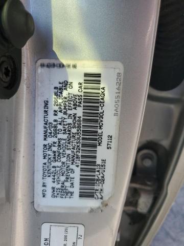4T1BF32K53U558684 - 2003 TOYOTA CAMRY LE SILVER photo 13