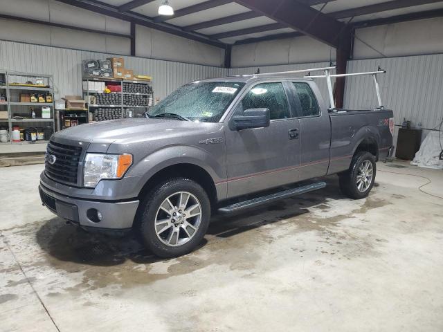 1FTFX1EF5EKE05081 - 2014 FORD F150 SUPER CAB GRAY photo 1