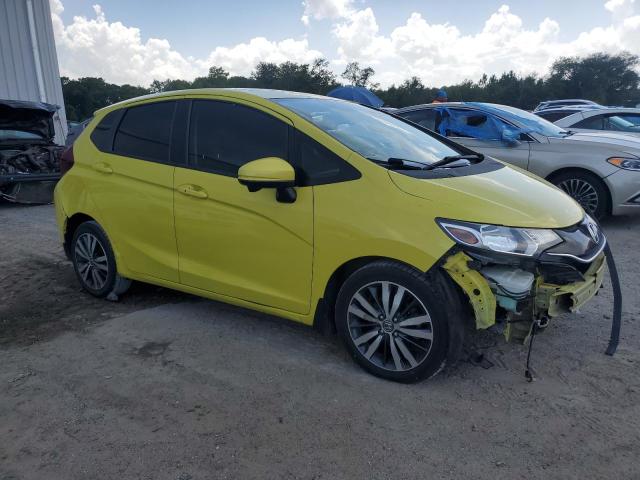 3HGGK5H82FM750782 - 2015 HONDA FIT EX YELLOW photo 4