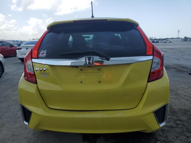 3HGGK5H82FM750782 - 2015 HONDA FIT EX YELLOW photo 6