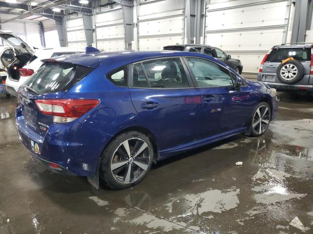 4S3GTAK67H3727806 - 2017 SUBARU IMPREZA SPORT BLUE photo 3