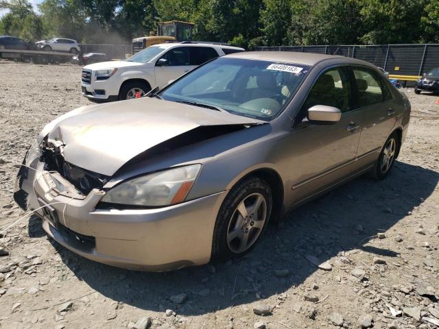 JHMCN36505C014195 - 2005 HONDA ACCORD HYBRID TAN photo 1