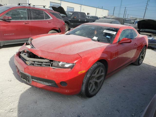 2G1FB1E35F9133552 - 2015 CHEVROLET CAMARO LS RED photo 1