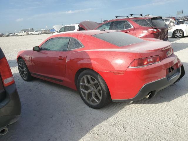 2G1FB1E35F9133552 - 2015 CHEVROLET CAMARO LS RED photo 2