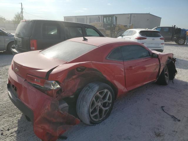 2G1FB1E35F9133552 - 2015 CHEVROLET CAMARO LS RED photo 3