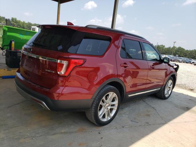 1FM5K7D87GGB84035 - 2016 FORD EXPLORER XLT RED photo 3