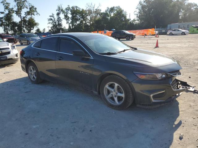 1G1ZB5STXJF199555 - 2018 CHEVROLET MALIBU LS Сұр фото 4