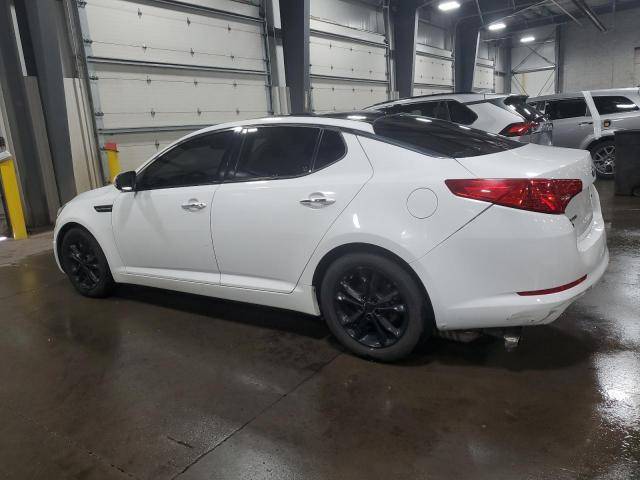 5XXGN4A7XDG244858 - 2013 KIA OPTIMA EX WHITE photo 2