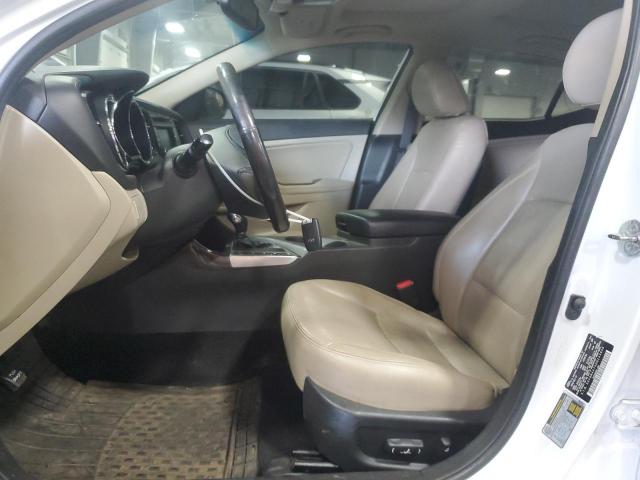5XXGN4A7XDG244858 - 2013 KIA OPTIMA EX WHITE photo 7