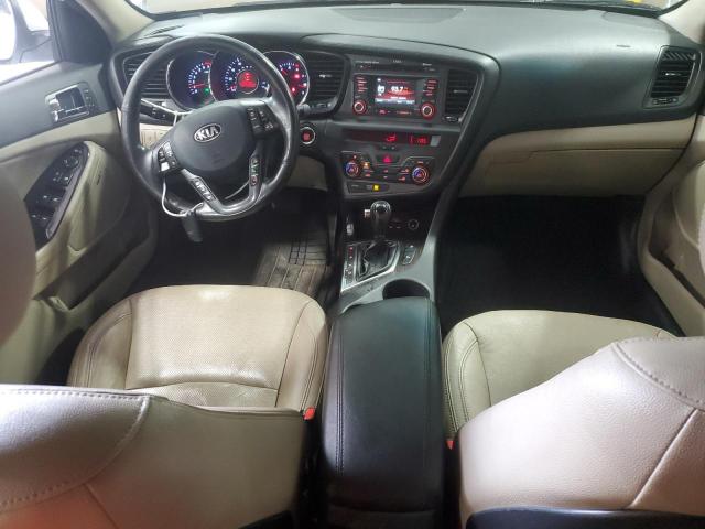 5XXGN4A7XDG244858 - 2013 KIA OPTIMA EX WHITE photo 8