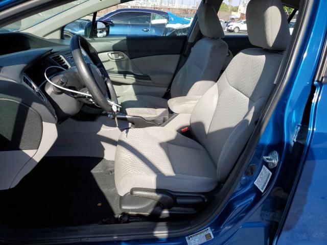 2HGFB2F54FH542968 - 2015 HONDA CIVIC LX BLUE photo 7