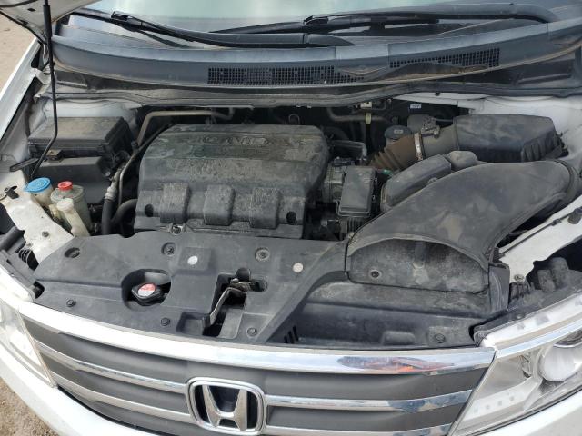 5FNRL5H6XBB008244 - 2011 HONDA ODYSSEY EXL WHITE photo 12