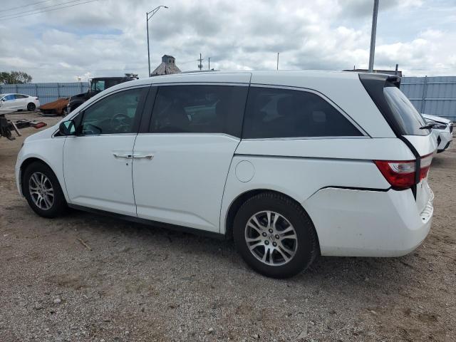 5FNRL5H6XBB008244 - 2011 HONDA ODYSSEY EXL WHITE photo 2