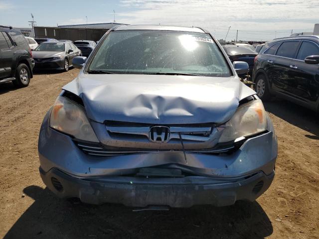 JHLRE48718C046208 - 2008 HONDA CR-V EXL BLUE photo 5