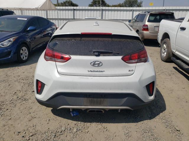 KMHTG6AF2LU031337 - 2020 HYUNDAI VELOSTER BASE WHITE photo 6