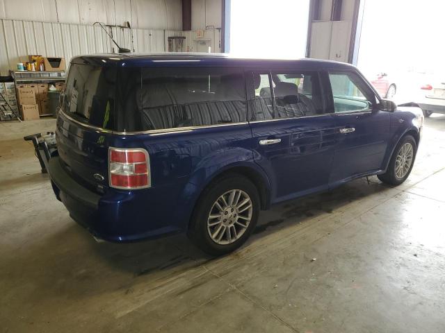 2FMHK6C81FBA14154 - 2015 FORD FLEX SEL BLUE photo 3